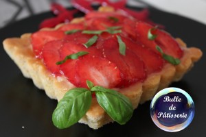Tartelettes fraises-basilic