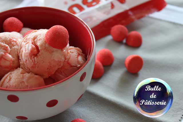 Recette : glace aux fraises tagada