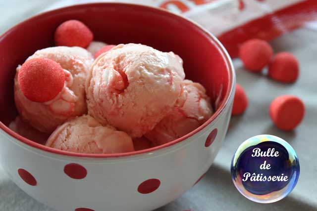 Recette facile et rapide : glace aux fraises tagada