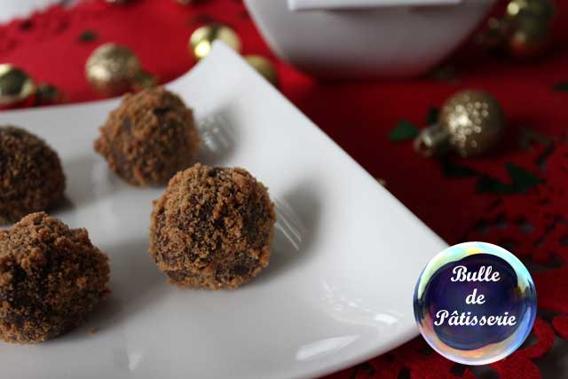 Pâtisserie : truffes chocolat-speculoos