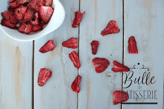 Fruits séchés maison : les fraises