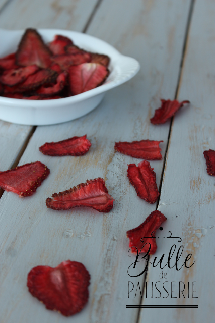Fruits séchés maison : les fraises