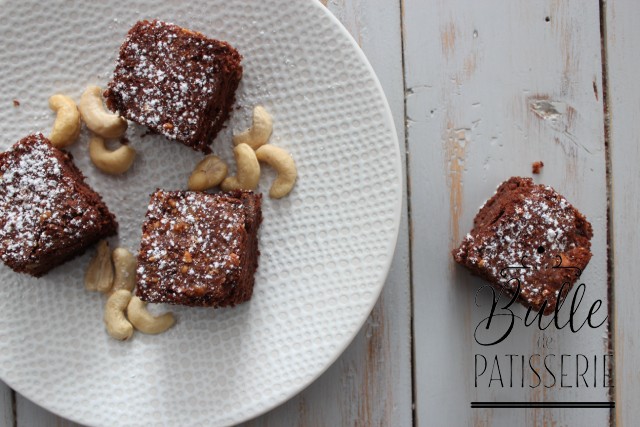 Recette de P. Conticini : brownies aux noix de cajou caramélisées
