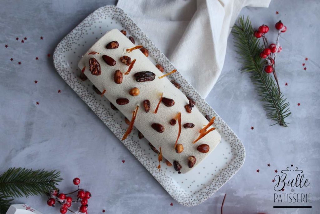 Recette de Bûche de Noël Glacée : Vanille-Café-Caramel