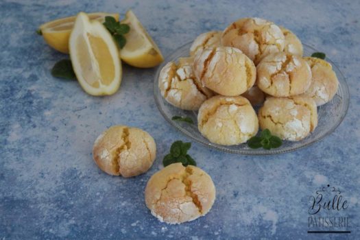 Petits biscuits au citron : lemon crinkles