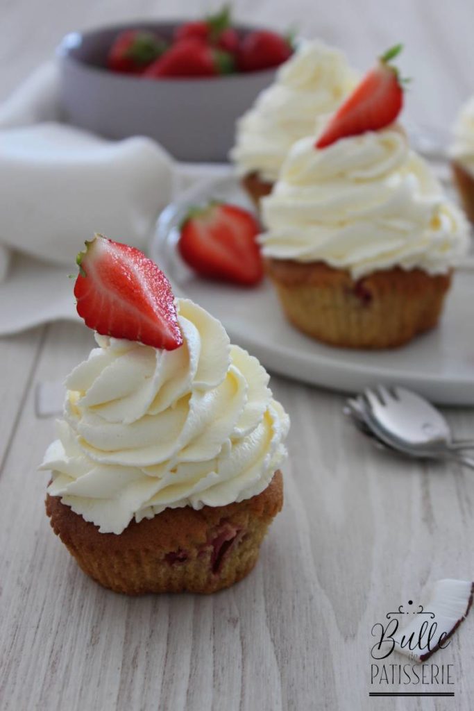 Recette facile : le cupcake à la fraise