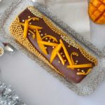 Dessert de fin d'année : bûche de Noël Mangue-Chocolat