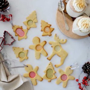 Recette de Noël : biscuits vitraux