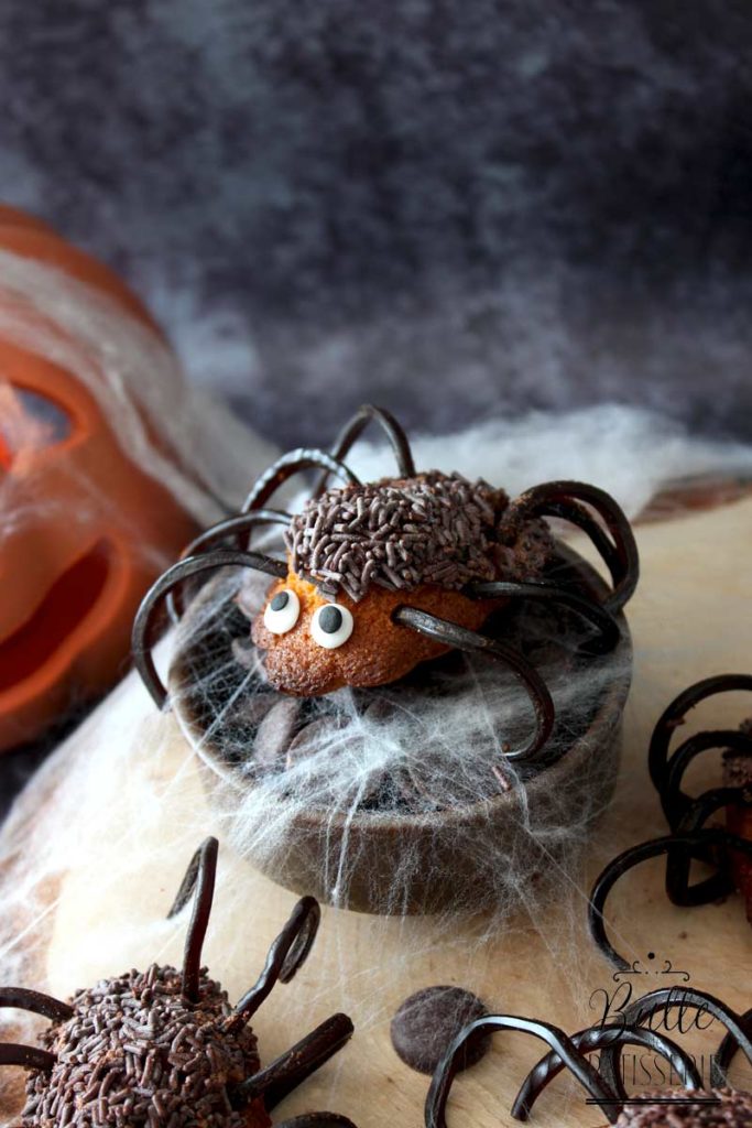 Madeleines araignées d'Halloween faciles à faire