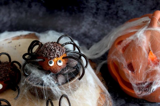 Madeleines araignées d’Halloween