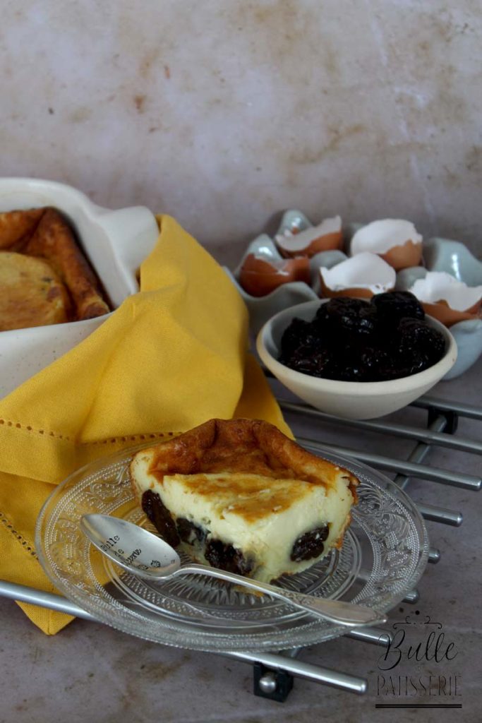 Dessert gourmand : le far breton aux pruneaux de Cyril Lignac
