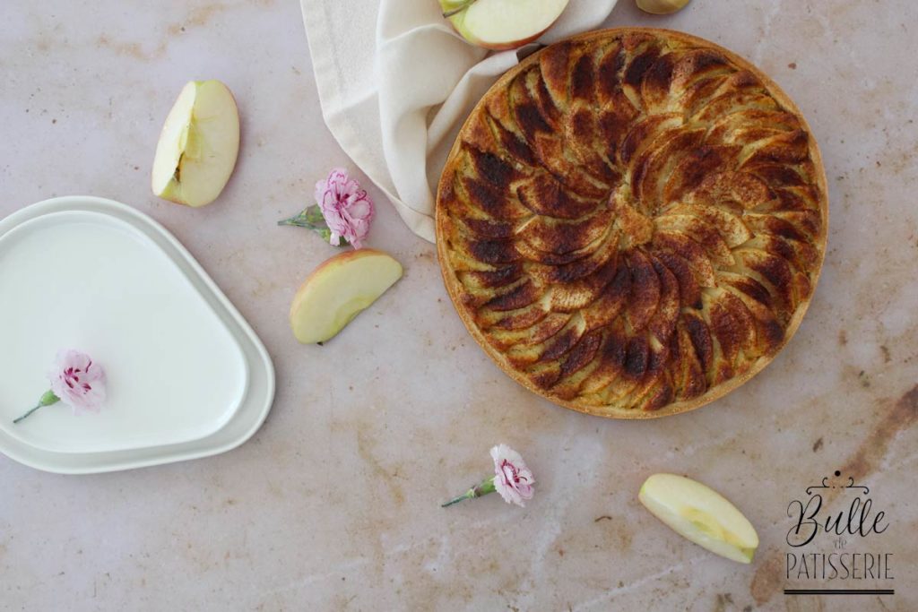 Recette facile : la tarte aux pommes amandine