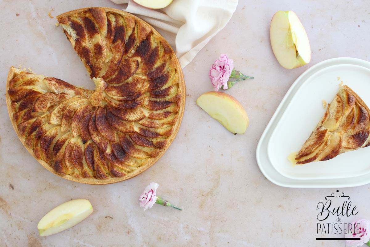 Dessert facile : la tarte aux pommes amandine