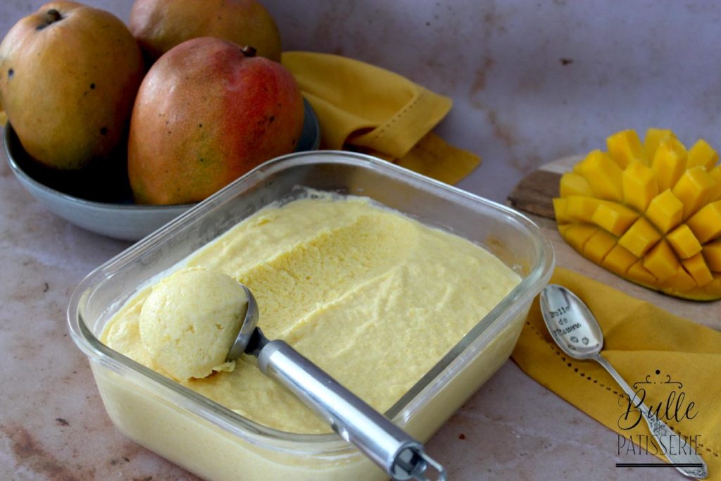 Recette estivale : glace à la mangue sans sorbetière