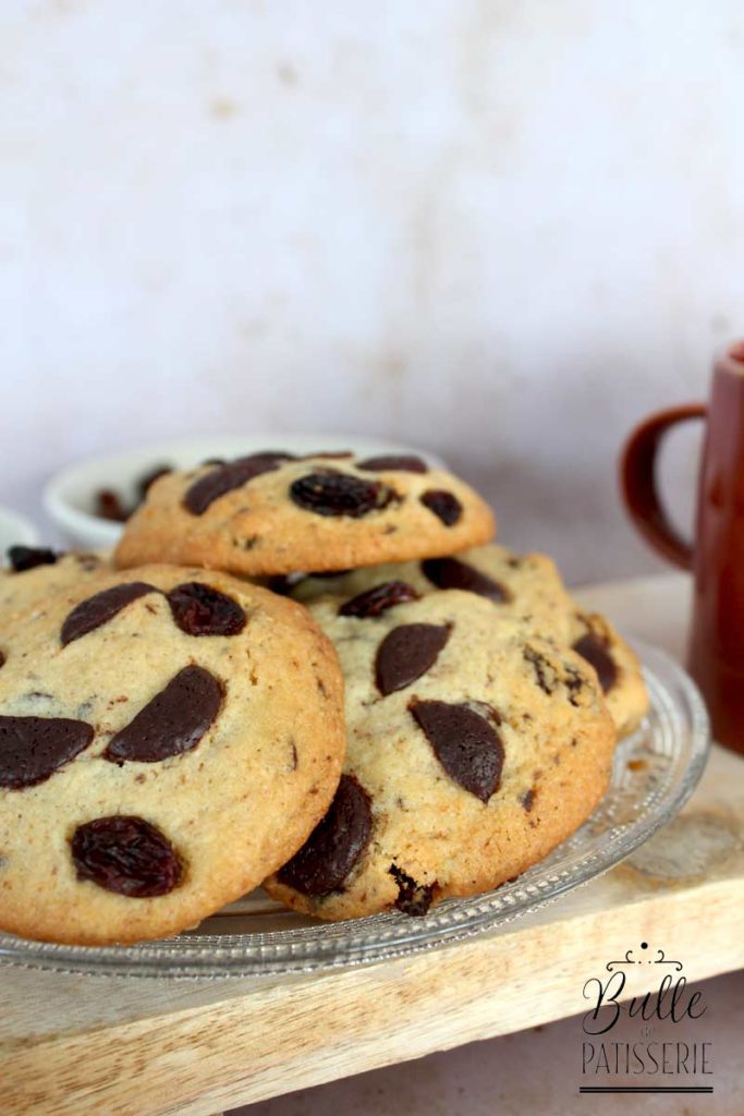 Recette facile : cookies Raisins-Chocolat