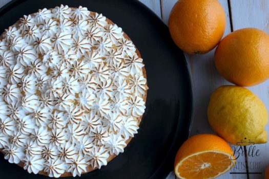 Recette de tarte citron-orange et meringue