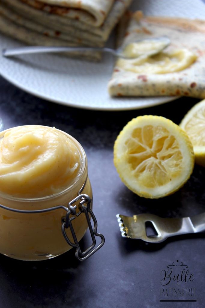 Lemon Curd maison, parfumé à la vanille