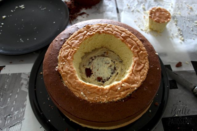 Gâteau Damier - Étape 5 : poursuite du montage