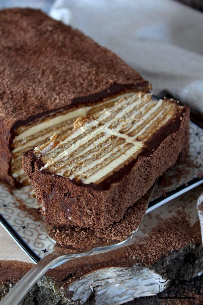 Gâteau aux petits beurre : adaptation de la recette du gâteau petit brun