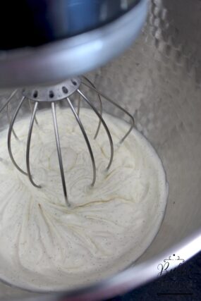 Ganache montée à la vanille au robot pâtissier