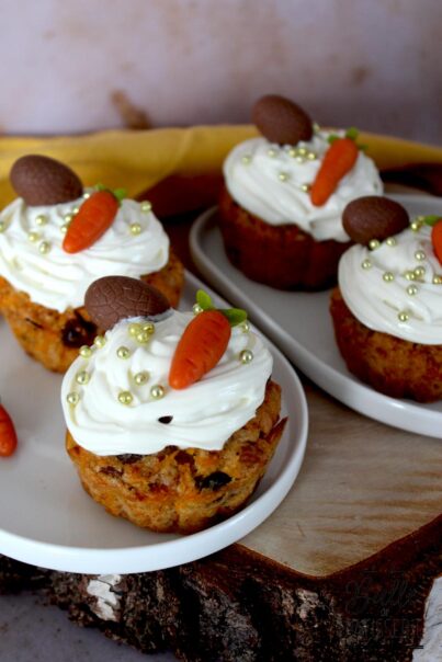 Carrot Cake Muffins de Pâques