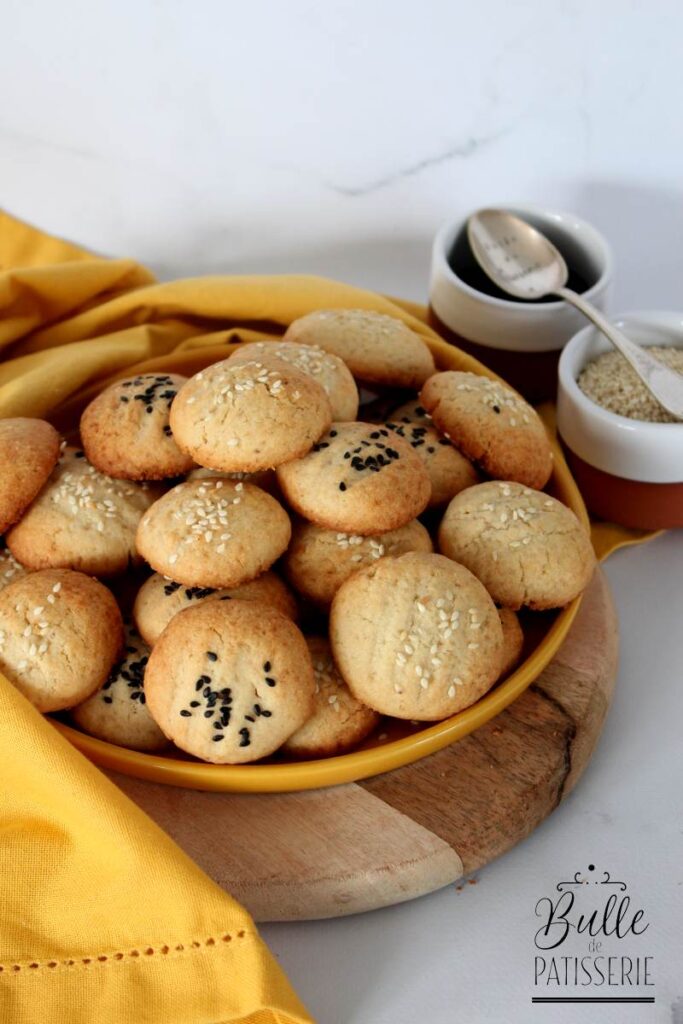 Biscuits secs au tahin (sésame)