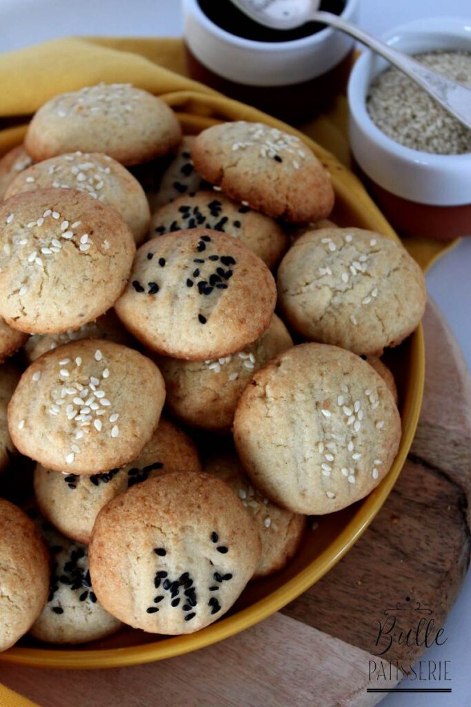 Biscuits au tahini maison (crème de sésame)